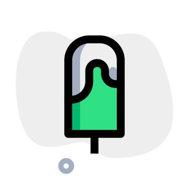 Ice cream bar with dripping cream