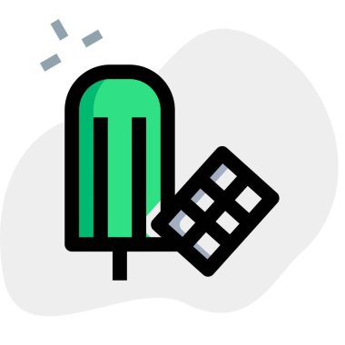 Mouth watering nutty choco bar stick.