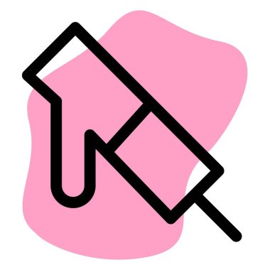 Melted ice pop served as dessert.