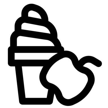 Rich and tasty apple flavored softy