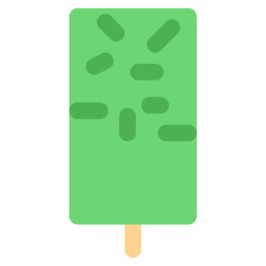 Garnished ice cream bar served as refreshment