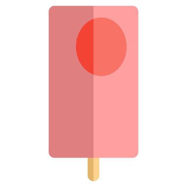 Ice pop served with delightful garnish