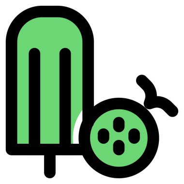 Popular tasty melon flavored ice candy.