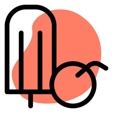 Juicy refreshing ice pop with cherry rush