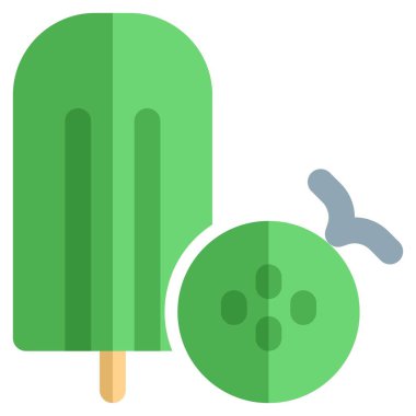 Popular tasty melon flavored ice candy.