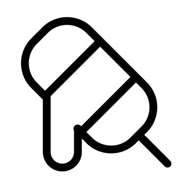 Melting ice cream stick enriched with cocoa.