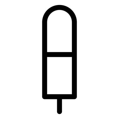 Dual flavor frozen ice candy stick