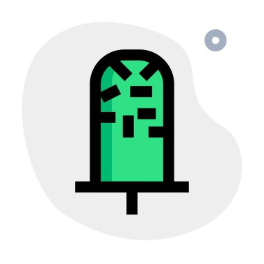 Frozen ice pop garnished with flavorful sprinkles