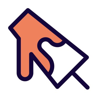 Delicious chocolate bar on stick.