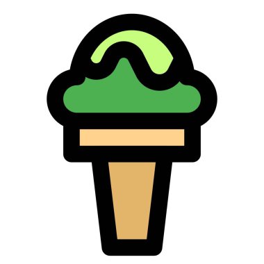 Closeup of delicious chocolaty softy.