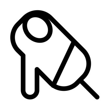 Refreshing yummy ice pop stick