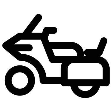 Yan kutulu ya da pannier 'li bisiklet turu.