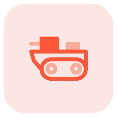 Büyük bir tank saldırıya hazır..