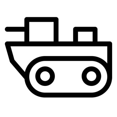 Büyük bir tank saldırıya hazır..