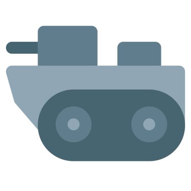 Büyük bir tank saldırıya hazır..