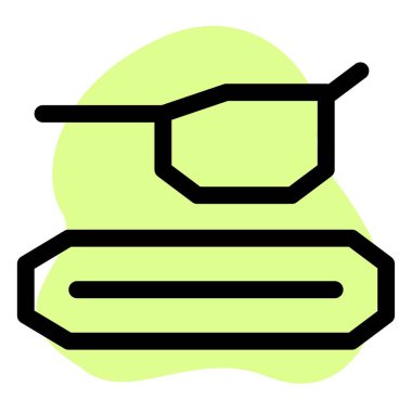 İz sürme tekerli savaş tankı.