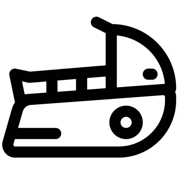 Commuter Boat Used Transportation — Stock Vector