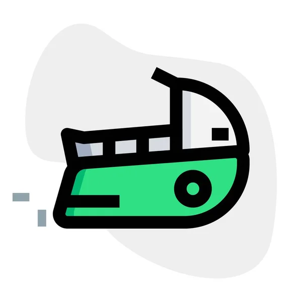 Barco Cercanías Utilizado Para Transporte — Vector de stock