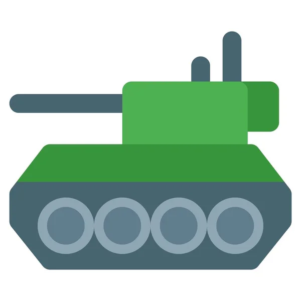 Powerful Universal Tank Larger Caliber Gun — Stock Vector
