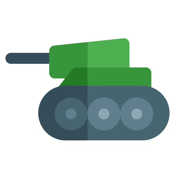 Tanque Veículo Batalha Fortemente Blindado — Vetor de Stock
