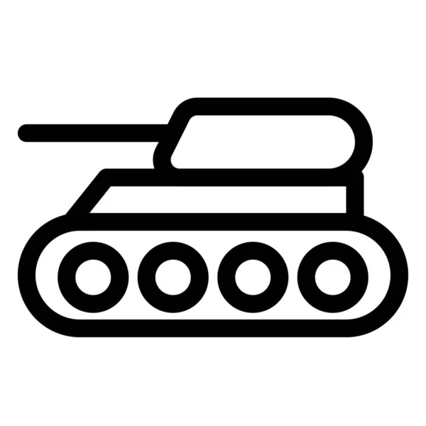 Tanque Vehículo Militar Blindado — Archivo Imágenes Vectoriales