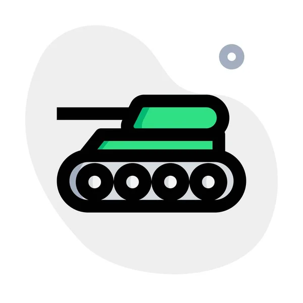 Tanque Vehículo Militar Blindado — Archivo Imágenes Vectoriales