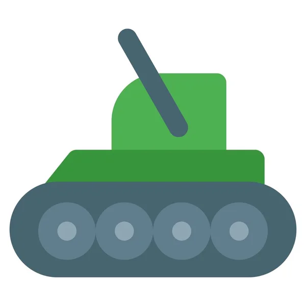 Military Vehicle Used Main Battle Tank — Stock Vector