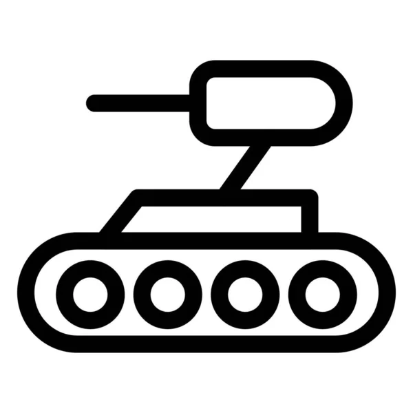 Universalpanzer Für Den Kampf Gerüstet — Stockvektor
