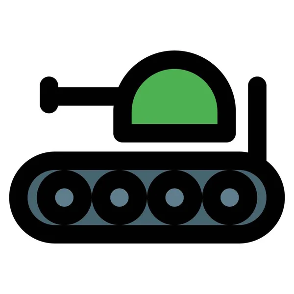 Бронированный Универсальный Танк Боя — стоковый вектор