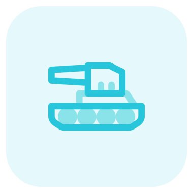 Silah olarak kullanılan zırhlı bir tank..