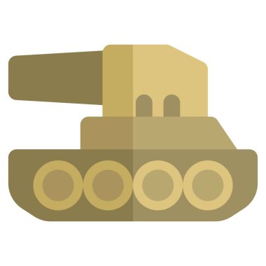 Silah olarak kullanılan zırhlı bir tank..