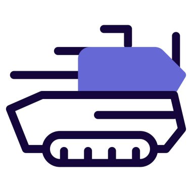 Takip edilen zırhlı araç, tank..