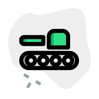 Otomatik motorlu zırhlı savaş tankı.