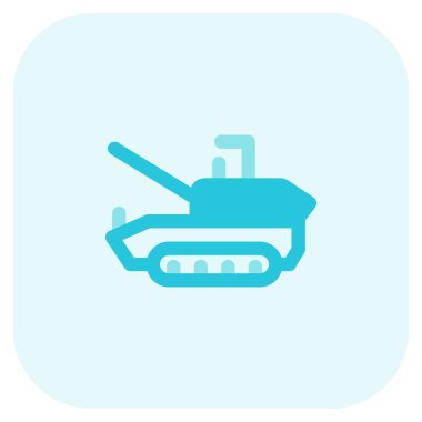 Zırhı ve tareti olan askeri araç..