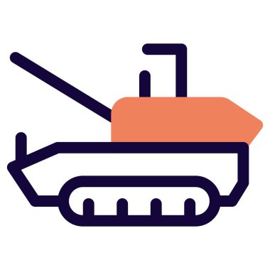 Zırhı ve tareti olan askeri araç..