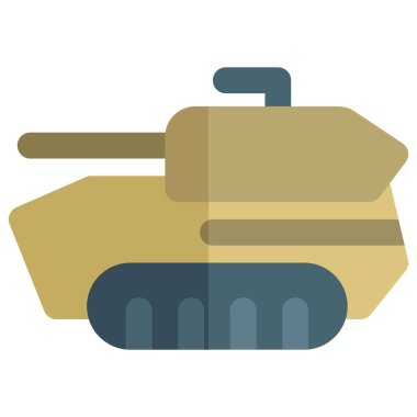 Yüksek hızlı takip edilen savaş tankı.