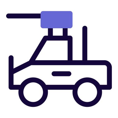 Ağır tank patlayıcıyla itiliyor..