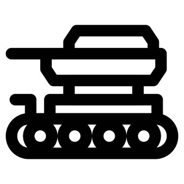 Zırhlı bir arazi savaş makinesi..