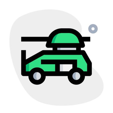 tekerlekler savaş tankı.