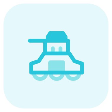 Güçlü silahlar ve zırhlarla donatılmış bir tank..