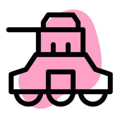 Güçlü silahlar ve zırhlarla donatılmış bir tank..