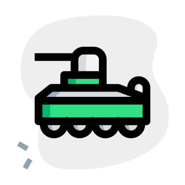 Muazzam bir top ile savaş tankı.