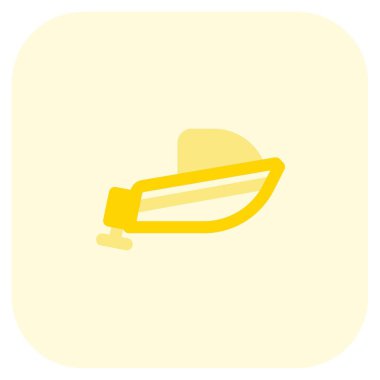 Dış motorlu yüksek sürat teknesi.