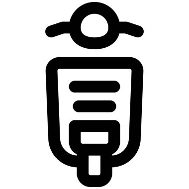 Scooter, hızlı bir antika motosiklet..