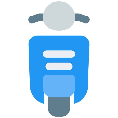 Scooter, hızlı bir antika motosiklet..