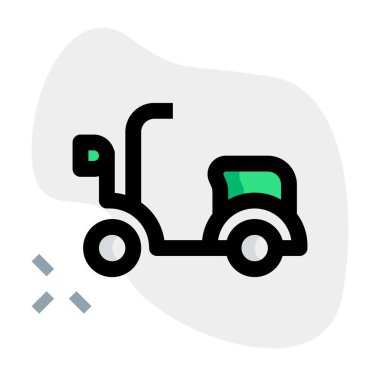 Günlük sürüşler için klasik scooter.