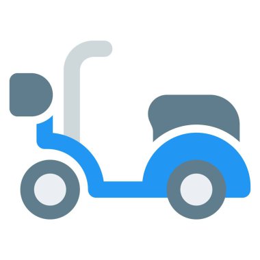 Günlük sürüşler için klasik scooter.