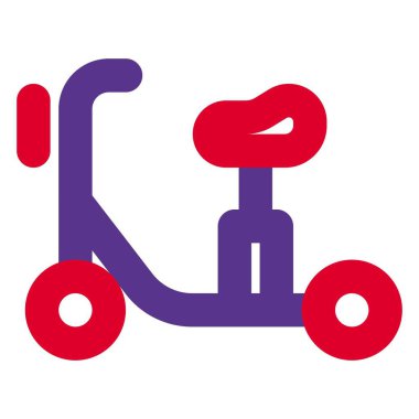 Eyerle elektrikli scooter sürmek kolaydır..