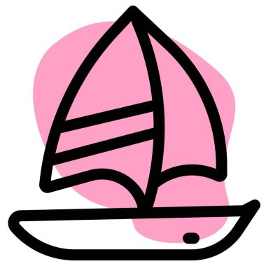 Yük taşımak için kullanılan yelkenli..