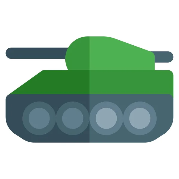 Modern Tank Med Större Kaliber Pistol — Stock vektor